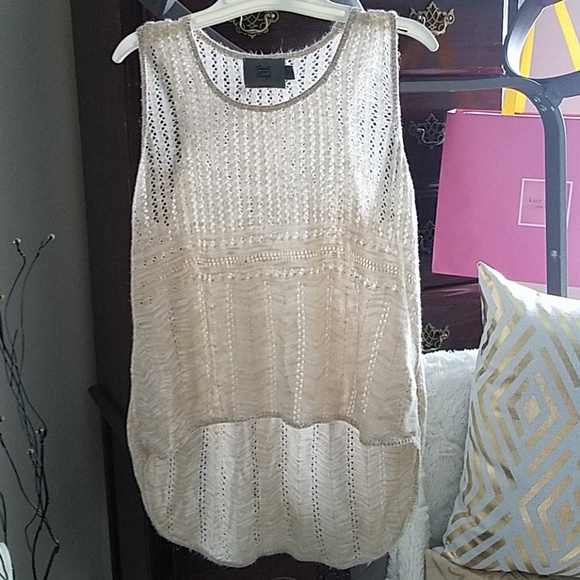 Sweet and Sinful Tops - Small knit texture high low blouse